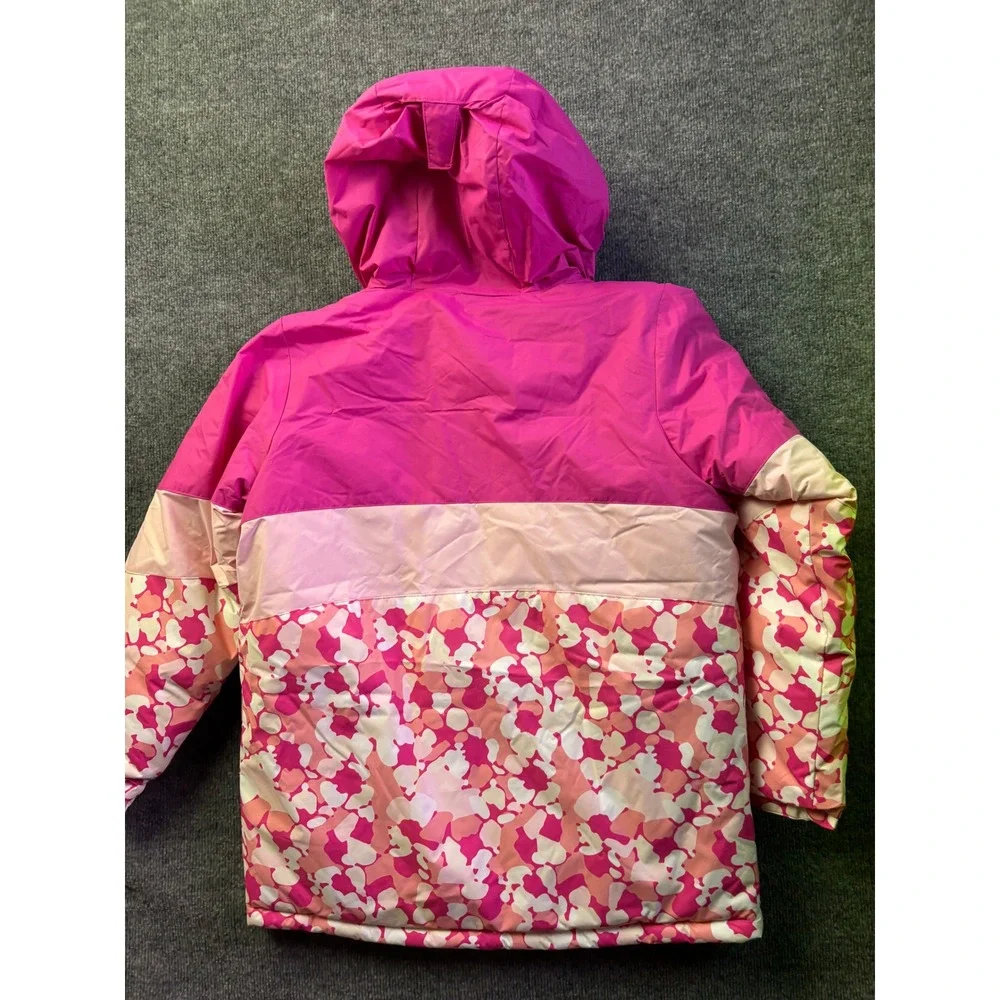 Columbia Horizon Ride III Jacket Youth XL Pink Camo Waterproof Insulated Hooded
